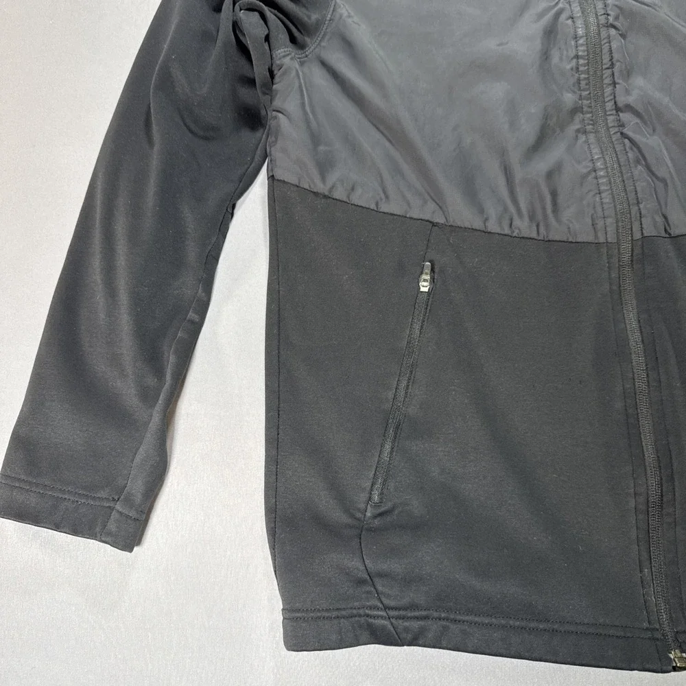 The North Face Cinder Jacket Mens Medium Black Hybrid Full Zip Fleece Technical